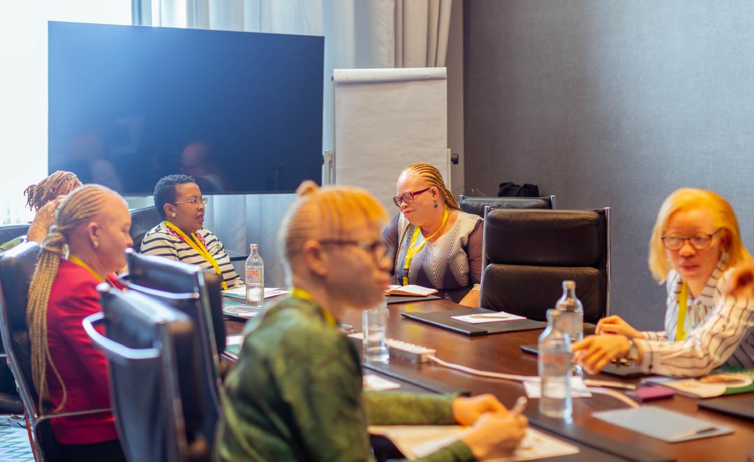 Participation in Africa Albinism Network Women's learning forum