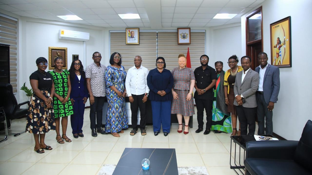 Campaign coordination meeting with representatives of the Ghana Federation of Disability Organisations and campaign leadership, supporting national advocacy efforts