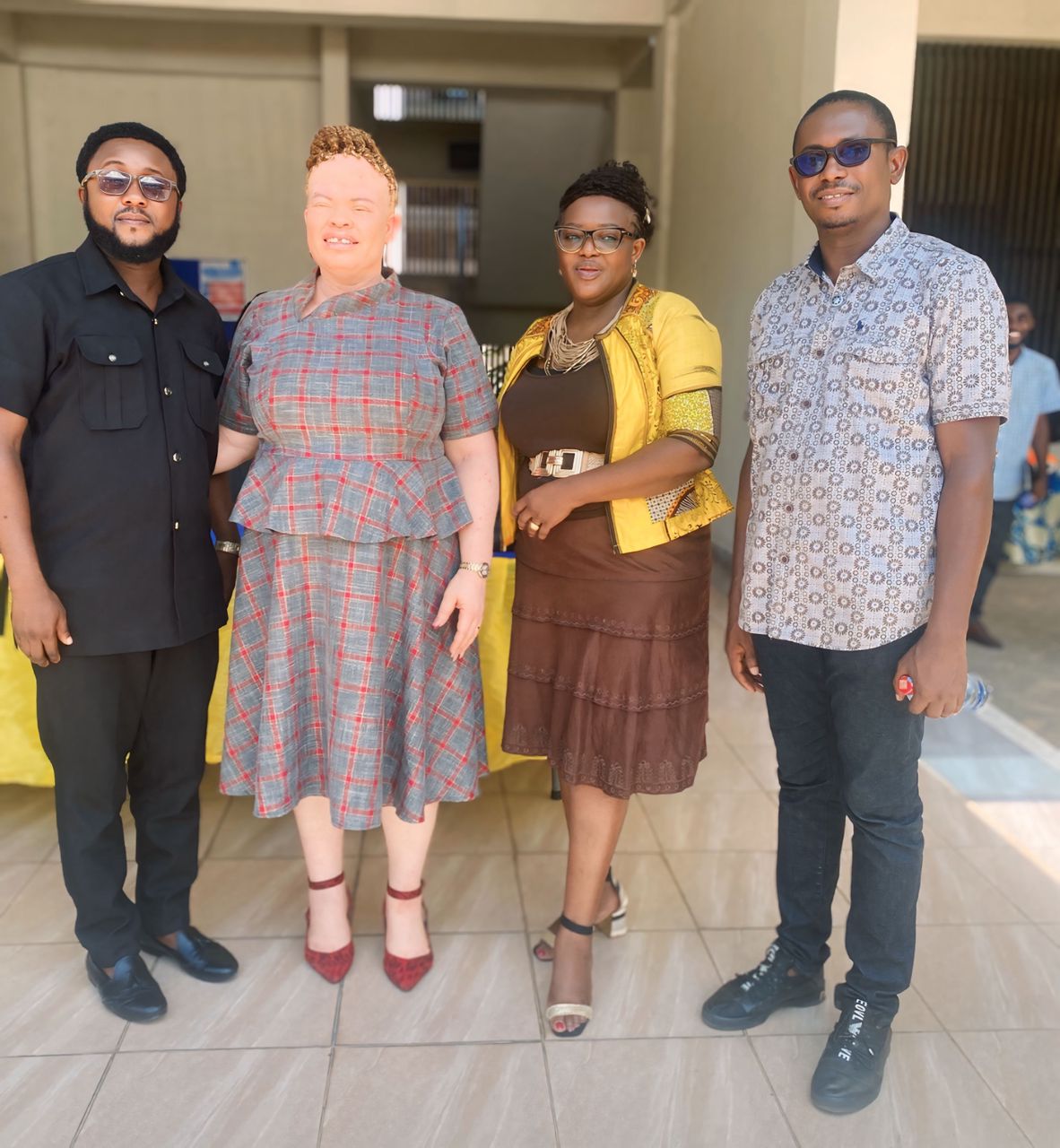 On the campaign trail with representatives of the Ghana Federation of Disability Organisations and campaign leadership, supporting national advocacy efforts