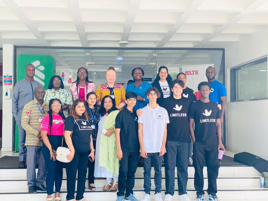 Photo taken with partners for the Disability Career Fair organised at the British Council